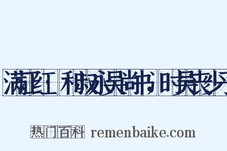 满江红·和叔永吴尚书，时吴丧少子是什么意思的图片
